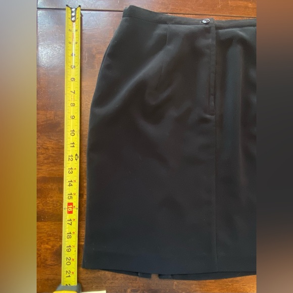 Vintage Dress Barn suit Pencil skirt in black Size 14 (likely a 12 today) - Picture 8 of 9
